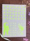 Buy Ceiling Sticker - Glow in the dark - Set Of 4