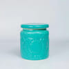 Buy Ceramic Textured Jar - 1L - Single Piece - Green