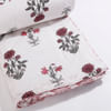 Shop Charmfold Pink Floral Mul Mul Cotton Bed Sheet