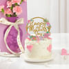Buy Charming Blooms And Mother's Day Cake Combo