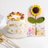 Charming Cake And Crochet Sunflower Gift Combo Online