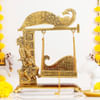 Buy Charming Carved Metallic Bal Gopal Palna