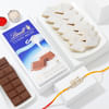 Charming Guitar Brother Rakhi With Delectable Treats Online