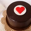 Buy Charming Heart-Topped Truffle Cake for Valentine's Day (300g)