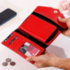 Shop Charming Red Personalized Wallet For Her
