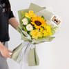 Buy Charming Yellow Blooms Bouquet For Dad