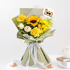 Charming Yellow Blooms Bouquet For Dad