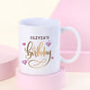Gift Cheerful Birthday Personalized Floret Mug