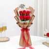 Cheerful Red Blooms Friendship Day Bouquet