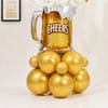 Shop Cheers Best Bro Golden Balloon Arrangement for Rakhi