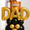 Buy Cheers Dad Balloon Bouquet for Father's Day