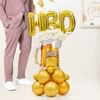 Cheers To A Golden Birthday Balloon Arrangement Online