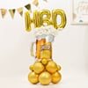 Buy Cheers to a Golden Birthday Balloon Bouquet