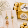 Cherished Bhaiya Bhabhi Rakhi Combo Online