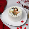 Cherished Moments Personalized Red Velvet Photo Cake Online