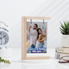 Cherished Siblings Personalized Wooden Photo Holder Online