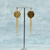 Gift Chic Animal Print Earrings with Dangling Strands