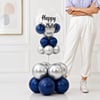 Gift Chic Blue & Silver Birthday Balloon Bouquet