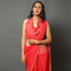 Gift Chiffon Block Print Saree