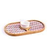Gift Chip And Dip Platter - Oval - Iris - Single Piece