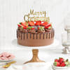 Gift Choco Strawberry Christmas Delight Cake