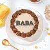 Gift Chocolate Cake For Baba 250 Gms