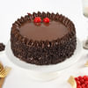 Gift Chocolate Cake with Chocolate Chips & Cherry Toppings (Half Kg)