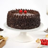 Shop Chocolate Cake with Chocolate Chips & Cherry Toppings (Half Kg)