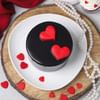 Gift Chocolate Love Red Velvet Cake (250 Gm)