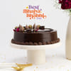 Gift Chocolate Noir Gateau for Bhaiya Bhabhi