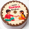 Shop Chocolate Raksha Bandhan Photo Cake