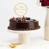 Chocolaty Bliss Personalized Anniversary Cake (450 g) Online