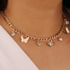 Choker - Diamond Studded - Butterfly - Rose Gold - Single Piece Online