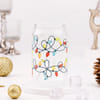 Gift Christmas Cheer - Can Glass With Straw