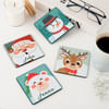 Christmas Cheer Personalized Coasters - Set Of 4 Online