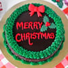 Gift Christmas Chocolate Cake