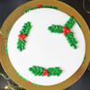 Gift Christmas Holly Cake (1 kg)
