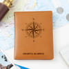 Buy Christmas Personalized Leather Travel Combo - Tan