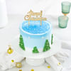 Gift Christmas Tree Cream Cake (1 Kg)