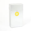 Cigarette Case - Push Button - White - Single Piecce Online