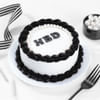 Gift Classic Black And White Cake (Half kg)