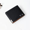Gift Classic Black Personalized Bi-Fold PU Leather Wallet