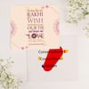Shop Classic Evil Eye Rakhi And Sweets Hamper