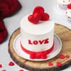 Gift Classic Red Velvet Love Cake