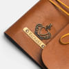 Gift Classic Tan Personalized Thread Diary