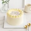 Classic White Vanilla Birthday Cake (1 Kg) Online