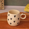 Gift Classy Black Heart Mug - Single Piece