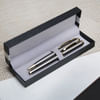 Gift Classy Grey And Gold Personalized Pens (Set of 2)