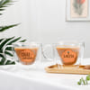 Buy Clear Elegance - Personalized Cup And Coaster Set