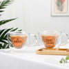 Shop Clear Elegance - Personalized Cup And Coaster Set